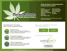 Tablet Screenshot of cremedecanna.com